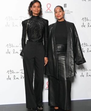Liya Kebede Instagram - This happened 🖤 @traceeellisross #sidaction  @lorealparis be @delphine.viguier