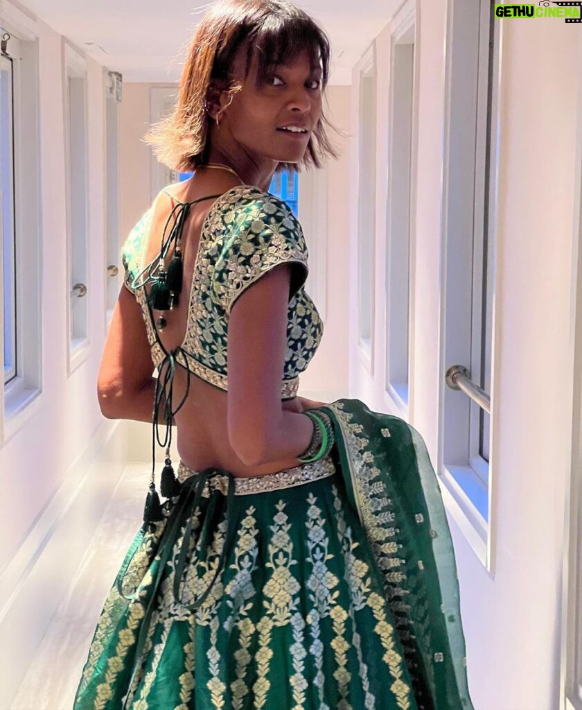 Liya Kebede Instagram - When you want to feel like a princess #aliya&brett @lalitkmodi @anitadongre 🙏🏾 @anitadongrenewyork