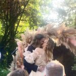 Liz Trinnear Instagram - Two of my favorites got married last weekend and it took me over a week to recover from smiling so hard (and to make this post) 😭😂💕 Their wedding was so full of love, happiness and magic, it was like a real life fairytale ✨ @lauramosescollins looked like a princess and @matthewstylist is her prince. I’ve known Matt for 12 years now and I’ve NEVER seen him so darn happy (and that’s saying a lot because he’s the happiest, most positive guy I know). Standing by his side as a groomswoman was an honor 💕 Laura is the kind of person you hope your best friend marries and I like to think that Matt is not the only lucky one here, we all gained Laura as a friend and I’m forever grateful. WHAT A BLAST! 💕💕💕 (Also - @nathanielmotte said I was serving up some Neo from the matrix vibes in my custom @alfredsung suit dress 😂 - hence photo number 3) Also also - shoutout to @reformation for making us gals look extra special for rehearsals 💕 Malibu, California