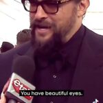 Liz Trinnear Instagram - Jason Momoa is truly one of the nicest! #jasonmomoa The Oscars Red Carpet