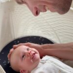 Liz Trinnear Instagram - Happy first Father’s Day @nathanielmotte - Nico is the luckiest gal to call you her daddy 💕🥹 watching you two melts my heart over and over again. You are the most loving, supportive, empathetic and encouraging person I know and I’m honored to share parenthood with you! Xo