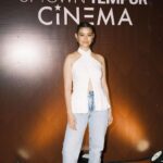 Liza Soberano Instagram - Had a blast at the launch of the first @tempurph cinema in Uptown Mall BGC!! 🛏️ We had the grandest experience laying down on the adjustable Tempur beds and pillows all while eating yummy snacks and watching The Marvels. Thanks for having me @tempurph and @megaworldcinemas, can’t wait to be back!!! 🍿 Make-up: @antheabueno Hair: @iamantoniopapa Styled by: @stylizedstudio Photos by: @meetkeso