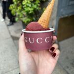 Liza Soberano Instagram - Welcoming this new @gucci era with opens arms!!! Love the collection already @sabatods 🍷 #GucciAncora #GucciSS24 Milan, Italy