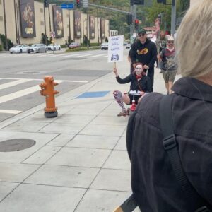Lola Blanc Instagram - Horror picket day. I’m pre-WGA but hope to be a union writer in the near future - plus SAG solidarity. Pay writers (and actors), not robots! #wgastrong #wgastrike #prewga