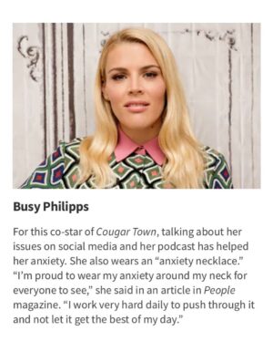 Lola Blanc Instagram - Hello! I’m using this thirst trap to talk about ANXIETY! (CW!)

A little over a month ago, I was struggling. An extremely stressful month + a physical symptom that triggered old health anxiety + some other things (please never take broad-spectrum antibiotics without getting a culture) led to me experiencing what I now understand to be derealization for the first time. I felt disconnected from my body, like I was in a dream, and it scared the shit out of me. When it came back again I began to panic, convinced that there was something WRONG with me. Panic led to panic led to panic. Even after a fruitless ER trip (shoutout to @francescakmaldonado) and coming to understand that all of the dissociation and physical symptoms I was experiencing were common manifestations of severe anxiety, and after trying meditation, yoga, and all the things, I was still barely able to leave my house for too many days. After a particularly bad night, I decided that going it alone and doing therapy once a week wasn’t going to cut it (though I do recommend EMDR!), so I started on antidepressants for the first time. That’s a whole ‘nother story, because my adjustment period and finding the right dosage has been its own difficult journey, but I’ve had good days, and I know my balance will come back.

I was originally going to wait to share this until I felt definitively BETTER for enough days in a row, but I’m sharing it now because a) better is an ongoing process, and b) I’ve learned that the pain and anxiety is consistently compounded by the shame I’ve internalized about not being okay. I know “it’s okay to not be okay” is a phrase that gets thrown around a lot, but in my mind that always meant, like, “it’s okay to feel sad sometimes!” It felt like it didn’t apply to ME - like it was a different thing. But it isn’t!

I’m someone with enough privilege to have access to care and a strong support system, and finding good help has still been incredibly difficult. So my hope is that by being open about it, someone else might know they’re not alone?

Including screenshots of #celebs who’ve talked openly about their anxiety, because I’ve found it helpful.

Okay that’s all!