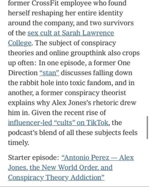 Lola Blanc Instagram - Oh fuck we made the New York Times! @trustmepodcast @meaganelizabethgrainger @stevedelamater