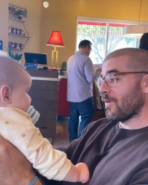 Lola Blanc Instagram - Two years ago today, @jack_bedrosian and I went on our first date. He immediately struck me as kind, and funny, and well-read for a guy who looked like he was in the military. I thought he might be a keeper, even if he talked a bit slowly for my taste. Guess I was right because a year and change later, he moved in. And let’s be real: the first couple of months sucked. But we worked out (most of) the kinks, and now living with Jack is like getting to go on a tiny vacation with my best friend every night. There’s no one I’d rather let steal all my dude friends, and watch highbrow cinema/lowbrow entertainment with in bed, and explore all the food/art/creative/travel/social/[redacted] possibilities this world has to offer. Love you @jack_bedrosian, and happy early birthday. Here are some of my favorite photos of you from the past year, including many with small cute things. #godbod