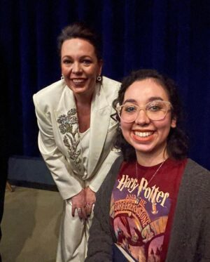 Lori Mae Hernandez Instagram - THE STARS WERE OUT TONIGHT!!!!! Toby Jones!! Olivia Coleman!! Colin Firth!! Tanya Moodie!! This is incredible group of people!! Between them credits include Harry Potter, Marvel, Star Wars, Mama Mia, Fleabag, Sherlock, the Favourite, Pride and Prejudice, King’s Speech!!!!!!!! And so much more!!!!!!!!!! Together they are all in the beautiful film @empirelightfilm !!!!!! 🤩🤩🤩🤩#empireoflight #oliviacolman #tobyjones #colinfirth #tanyamoodie #harrypotter #dobbythehouseelf #dobby #captainamerica #mammamia #sammendes #fleabag #sherlock #michealward
