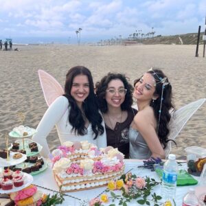 Lori Mae Hernandez Instagram - Happy Birthday to the lovely @iamlilimar and @galilealasalvia !!!!! What a wonderfully whimsical day! ✨🧚‍♀️🦄 #fairycore #beachday #curlyhair