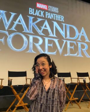 Lori Mae Hernandez Instagram - WOW!!!!!!!!!!! OH MY GOD!!!!! I want to say more but I can’t!!!!!!!! November 11th!!!!! Black Panther Wakanda Forever at the WGA!!!!!!! 10/10!!!!!!!!! Made me cry!!!!!!!!! #nospoilers #blackpanther #wakandaforever #wga #marvel
