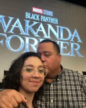 Lori Mae Hernandez Instagram - WOW!!!!!!!!!!! OH MY GOD!!!!! I want to say more but I can’t!!!!!!!! November 11th!!!!! Black Panther Wakanda Forever at the WGA!!!!!!! 10/10!!!!!!!!! Made me cry!!!!!!!!! #nospoilers #blackpanther #wakandaforever #wga #marvel