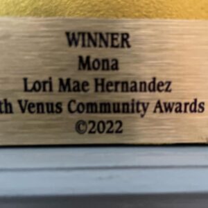 Lori Mae Hernandez Instagram - Thank you thank you thank you!!!!! This one’s for MONA!!!! MONA was a blast to shoot and I could not have asked for a better group of people to do it with!! 🏆🥇✨🌟#mona #venuscommunityawards #winner #shortfilm #shortfilms #scifi