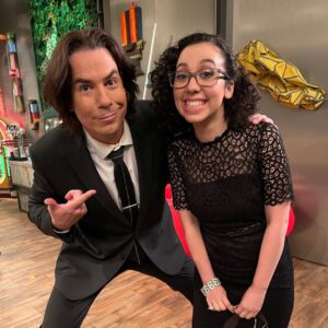 Lori Mae Hernandez Instagram - Part 2 of icarly posts!!!! These people are hilarious!!!! And have really made an awesome set to be on!! 
1.) Jerry Trainer is hilarious and no one is better fit to play spencer
2.) Phil Lewis is one of my favorite directors I’ve ever worked with and one of my favorite actors I’ve seen!!!!
3.) it’s the robot!!!!!!!!
4.) love these people and let’s just take a moment to appreciate the shoes 
5.) that is the cutest most professional little pup I’ve ever seen!! 
.
#icarly #icarlyreboot #obsessed #paramountplus #onset