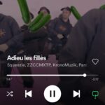 Lucas Hauchard Instagram - ‘Adieu les filles’ est dispo sur toutes les plateformes 🎶 merci pour tous vos gentils messages 💚