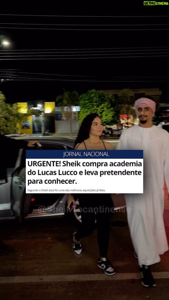 Lucas Lucco Instagram - Sheik faz o maior investimento em rede de academias no Brasil… @lucaslucco @skyfitacademias @skyfitpalmas #academia #fitnnes #maromba #arabia