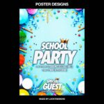 LuckyDesigns Instagram - Made the School Party Poster for the “Just Do It” Music Video (Swipe right to see the designs and the music video image of the design) and btw @waveydigitals you did your thing with the official cover art ;) @dtgyeahyeah @tobjizzle ❤️