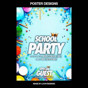 LuckyDesigns Instagram - Made the School Party Poster for the “Just Do It” Music Video (Swipe right to see the designs and the music video image of the design) and btw @waveydigitals you did your thing with the official cover art ;)

@dtgyeahyeah @tobjizzle ❤️