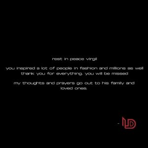 LuckyDesigns Instagram - You will be missed @virgilabloh 🙏❤️🕊