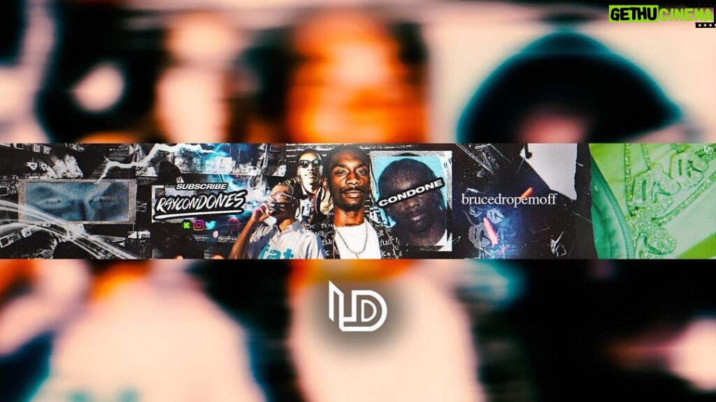 LuckyDesigns Instagram - YouTube Banner for @raycondones • Some Images were shot by @mattsdemise and @wtfckjay • Designed by Me