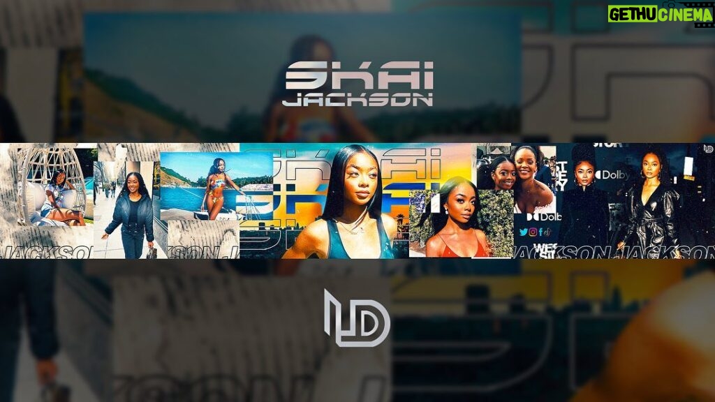 LuckyDesigns Instagram - YouTube Banner for @skaijackson ❤️ Made this on Sunday last week and decide why not made this for fun.