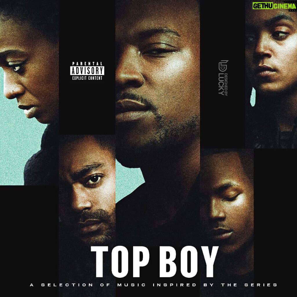 LuckyDesigns Instagram - Top Boy (A Selection of Music Inspired by the Series) - Alternate Cover Art - Designed by Me! - 2022 archive - @topboynetflix