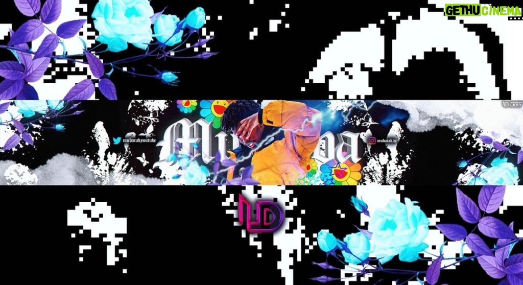 LuckyDesigns Instagram - Banner for @mubarak.w 🦋 • LuckyDesigns/International © 2022 🛩🤎🌹✨ haven't done a 3D text in a while ❤️