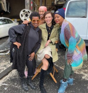 Lucy Fry Instagram - Stella season 3 
I love our Godfather of Harlem fam so much. It’s been beautiful to be together again making this show 
📸 @yuluminati
