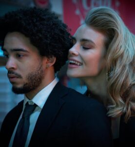 Lucy Fry Instagram - Night Teeth Press Day 💧🩸 We had a blast making this movie, so good to see the gang and talk about it today! Coming to @netflix October 20 Brooklyn, New York