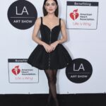 Lucy Hale Instagram - Giving my best black swan on Valentines Day hosting last nights @laartshow benefitting @american_heart ♥️ Thank you Scott, Kassandra, Nancy, & Fisher for having me & for donating 15% of ticket sales to the AHA ⭐️ And to angel team: @mollyddickson / @alexandermcqueen @clarke_johnson @jenna_filingeri @bridgetbragerhair @katrinakleinmakeup @colorbymattrez & @adamcampbellhair 🤍