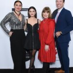 Lucy Hale Instagram - Giving my best black swan on Valentines Day hosting last nights @laartshow benefitting @american_heart ♥️ Thank you Scott, Kassandra, Nancy, & Fisher for having me & for donating 15% of ticket sales to the AHA ⭐️ And to angel team: @mollyddickson / @alexandermcqueen @clarke_johnson @jenna_filingeri @bridgetbragerhair @katrinakleinmakeup @colorbymattrez & @adamcampbellhair 🤍