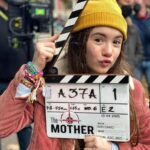 Lucy Paez Instagram - In honor of #themother our movie being #1 WORLDWIDE 💥💥💥 here goes a chaotic behind the scenes #part1 😌 @jlo @nikicaro @omarihardwickofficial @netflixfilm Around The World