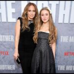 Lucy Paez Instagram - @jlo Like Mother Like daughter … a night of fashion for screenings of #TheMother out on @Netflix May 12th @nikicaro @egt239 @omarihardwickofficial @philosophyofficial @rebekahforecast @gitabass @marc_eram