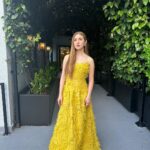 Lucy Paez Instagram - fairytale fantasy glam vibes for my first film premiere ever of #TheMother @netflix it was a dream come true working with @jlo & @nikicaro ✨ #styled by @marc_eram #hair by @christianmarc #makeup by @yukari.makeup #dress @silviatcherassi #jewelry @davidyurman