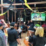 Luke Arnold Instagram - AFL Grand Final in the wool shed. Good to be home