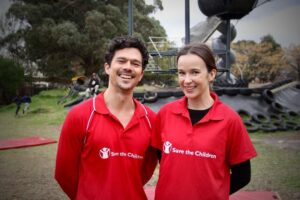 Luke Arnold Instagram - I’ve had the privilege of visiting many of the projects that @savechildrenaus work on around the world but I was finally able to spend some time at one of their projects in Melbourne. “Cubbies” is a program that provides a safe place for kids to play and learn. Supported by incredible social workers, play is used to help kids recover as well as build social, cognitive and emotional health.
I’m always moved to see how Save the Children dedicate themselves to giving kids (many of whom have experienced hardship) a place to be kids again.
Thanks to everyone at Cubbies, especially Sarah, for letting @clairevandboom and I come be kids for a bit too!