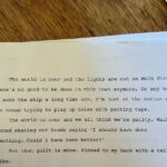 Luke Arnold Instagram - Tidying up the shed and found an early draft of the Fetch Phillips short story that eventually became The Last Smile in Sunder City 🥃