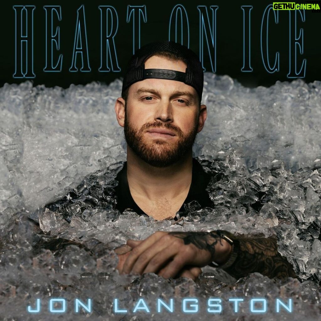 Luke Bryan Instagram - So proud of my buddy @jonlangston for releasing his debut album today. I signed him to my label, 32 Bridge with UMG, a couple years back and can’t believe how far he’s come. Y’all be sure to stream and download Heart On Ice wherever you listen to music. #heartonice