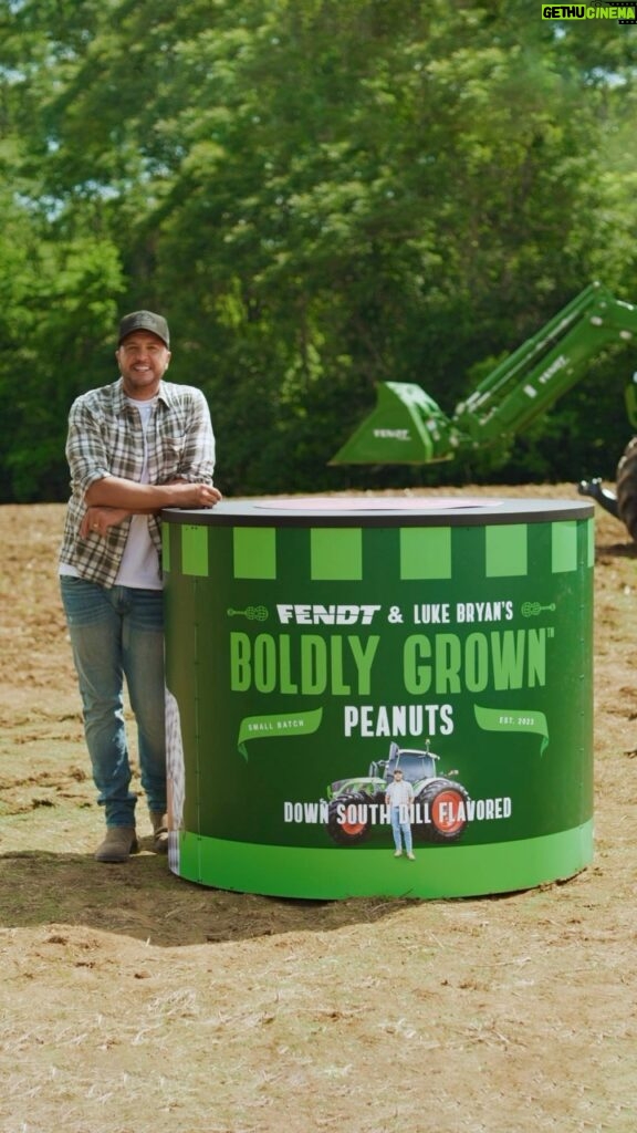 Luke Bryan Instagram - Let the good times roll. Fendt & Luke Bryan’s Boldly Grown Peanuts go on sale August 31! Inspired by my Georgia roots and sourced from the finest Fendt farms. Sign up at boldlygrowngoods.com to be reminded.