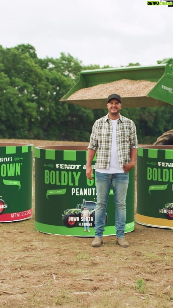 Luke Bryan Instagram - Let’s get nuts, y’all! I’m so proud to partner with @fendt_north_america and go back to my Georgia roots to bring you Fendt & Luke Bryan’s Boldly Grown Peanuts. Choose from three delicious flavors handpicked by me at boldlygrowngoods.com, on sale August 31. Best of all, Fendt is donating $50,000 to @nationalffa when supplies sell out. Get crackin’!