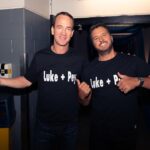 Luke Bryan Instagram - That’s a wrap on #CMAawards 2023! It’s an honor to celebrate country music with @cma and always a blast hosting with @peytonmanning and performing on the CMA stage. Bridgestone Arena