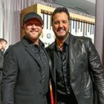 Luke Bryan Instagram - That’s a wrap on #CMAawards 2023! It’s an honor to celebrate country music with @cma and always a blast hosting with @peytonmanning and performing on the CMA stage. Bridgestone Arena