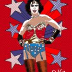 Lynda Carter Instagram - Well, how about that? Love this #RockyHorror piece by @vongormanart
