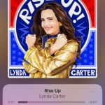 Lynda Carter Instagram - RISE UP is available NOW on @applemusic, @spotify, and all major streaming platforms! What do you rise up for? Democracy? Climate justice? Creating a better world for your kids? Whatever it is, I want to celebrate it. Submit a video of yourself doing your best Wonder Woman-style spin and tell me what you rise up for at riseup@lyndacarter.com. You just might be featured on my social media! ❤️ Cover art by @sannalegan #newmusicfriday #lyndacarter