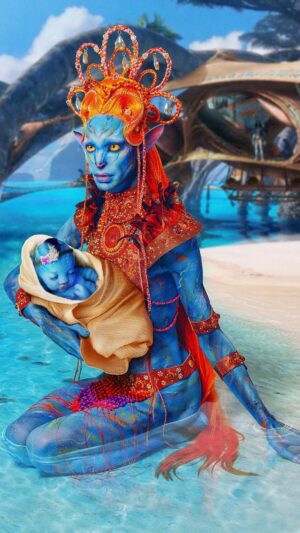 Ma'Ma Queen Instagram - 13 years ago, after seeing Avatar I walked out of the cinema wishing I was blue, had a tale and could run around in a bioluminescent forrest. Commissioned by @disney and @20thcenturynl I was able to make my wish a reality and transform into a Na’Vi. In collaboration with @candymakeupartist and @robster16 I brought my fantasy to life, creating these images inspired by the new Avatar movie.

I have been waiting patiently how the love story of Jake and Neytiri will continue, expanding their family, showing us more of the wonderful planet Pandora. I’ve kept up with interviews, “behind the scenes” and “making offs” know all about improved technology for insane visuals, melodys and music to emphasize the magic of James Cameron’s dream coming true. The moment is finally here; Avatar: The Way of Water is out now! 

Music by James Horner; Becoming one of the people, becoming one with Neytiri. 

Credits: 
Creative - and Art direction by me
Outfit design and execution by me
Full Body Art by @candymakeupartist 
Photography and retouching by @robster16 
Ginger wig by @vivaldified 
Black wig by me 
Editing video by @theritabook & @licka_lolly 
Ofcourse I’m the model represented by @thedragagency 

 #ad #avatar #wayofwater #avatarwayofwater #drag #dragart #art #dragqueen #fashion