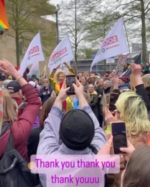 Ma'Ma Queen Instagram - Just a few snaps of last Sunday. I’m still processing how many people put time and energy in protesting and counterprotesting. All because my drag daughter @xtraxceptit and me are reading inclusive stories for children. An usually beautiful, meaningful, innocent yet important, joyful event. I hope with all my heart we can keep on doing this without having to counterprotest after. Without fearing we will be attacked or threatened for it. 
Thanks again for those who showed up and supported us! 
I love you. 
♥️
#spreadlovenothate