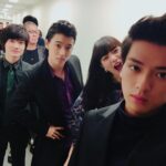 Mackenyu Instagram - With the cast of the movie "jojo's bizarre adventure" ジョジョの奇妙な冒険 公開中 ぜひぜひ #映画 #ジョジョ映画 #こまつなに #耳食べられた #movie #jojo #still #intheaters
