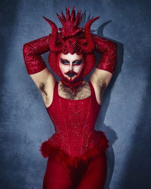 Madame Madness Instagram - Will you be my valentine? 👺🌹

Shot by @cyrieljacobs
Lashes by @sistermarypatmccooter
Outfit, gloves and headpiece by me 
.
.
.
.
#drag #valentines #dragqueen #dragrace #RPDR #dragraceholland
#transformationtuesday #cute #dragmakeup #mua #makeup #love #instagood #instamood #instadrag #photooftheday #tbt #beautiful #happy #fashion #ootd #fun #igers #amazing #beauty #gay #gayguy
