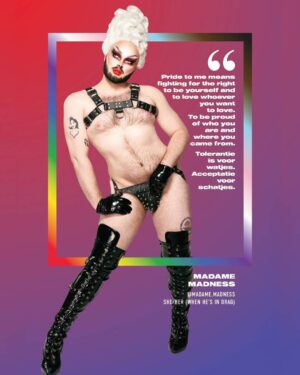 Madame Madness Instagram - Tolerantie is voor watjes, acceptatie voor schatjes 💋🐻

BE PROUD @misterb.official
📸 @cyrieljacobs
.
.
.
.
#drag #pride #dragqueen #dragrace #RPDR #dragraceholland
#transformationtuesday #cute #dragmakeup #mua #makeup #love #instagood #instamood #instadrag #photooftheday #tbt #beautiful #happy #fashion #ootd #fun #igers #amazing #beauty #gay #gayguy