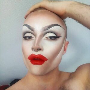 Madame Madness Instagram - Throwback to that one time I shaved. 
💋🐻
.
.
.
.
#drag #pride #dragqueen #dragrace #RPDR #dragraceholland
#transformationtuesday #cute #dragmakeup #mua #makeup #love #instagood #instamood #instadrag #photooftheday #tbt #beautiful #happy #fashion #ootd #fun #igers #amazing #beauty #gay #gayguy