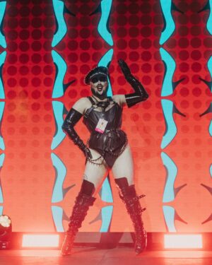 Madame Madness Instagram - I want your love, I don't wanna be friends..🌹🔥

Performing Bad Romance at @rupaulsdragcon will a literal dream come through! 

Photo's by @andyonderstal 
Booty by me.
.
.
.
.
#love #looks #drag #dragqueen #life #explore #dragmakeup #gaga #rupaulsdragcon #beautiful
#happy #cute #gay #art #makeup #fun #fashion #photooftheday